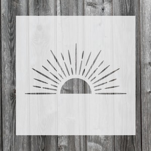 Pochoir soleil, pochoir réutilisable pour peinture, 800
