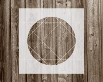 Circle Template Stencil, Reusable Stencil For Painting, 2132