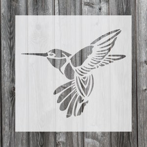 Hummingbird Stencil, Reusable Stencil For Painting, 322