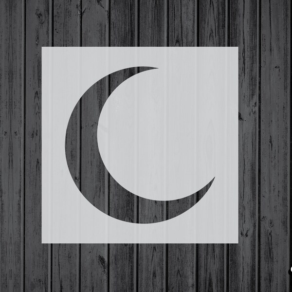 Moon Stencil Etsy