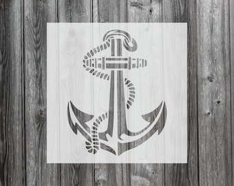 Anchor Stencil, Reusable Stencil For Painting, 402