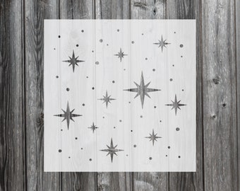 Stars Stencil, Reusable Stencil For Painting, 019