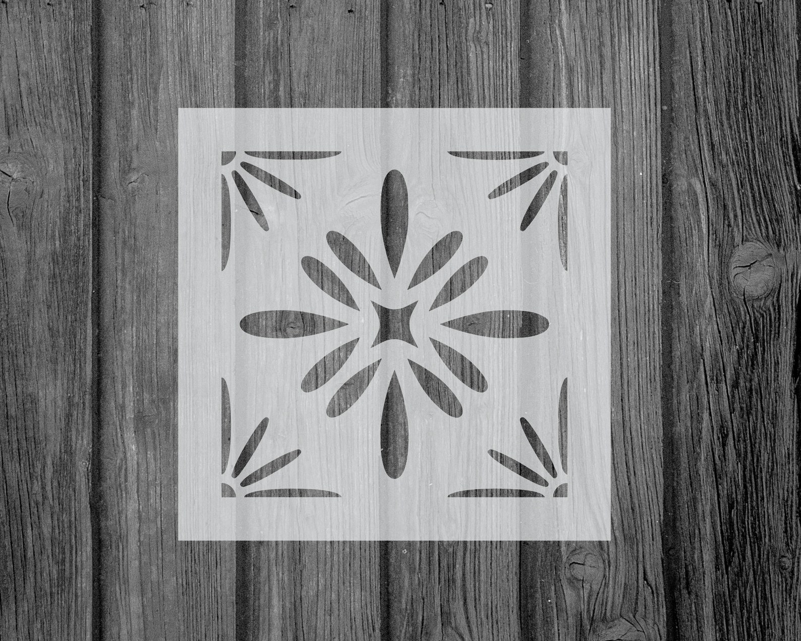 Spanish Tile Stenciltile Stencilstencil for Paintingwall Etsy