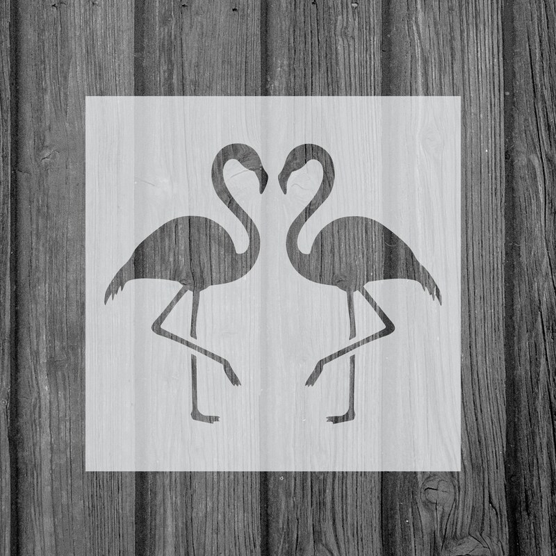 Flamingo Stencil - Etsy