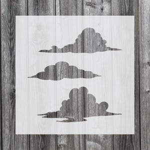 Clouds Stencil, Reusable Stencil For Painting And Crafts, 059