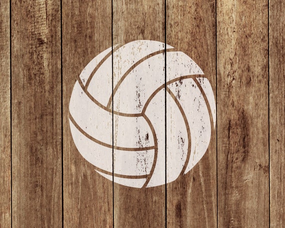 Volleyball Stencil-Mylar-Assorted Sizes-Craft-Stencil for Painting ...