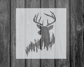 Deer Stencil, Reusable Stencil For Painting, 828