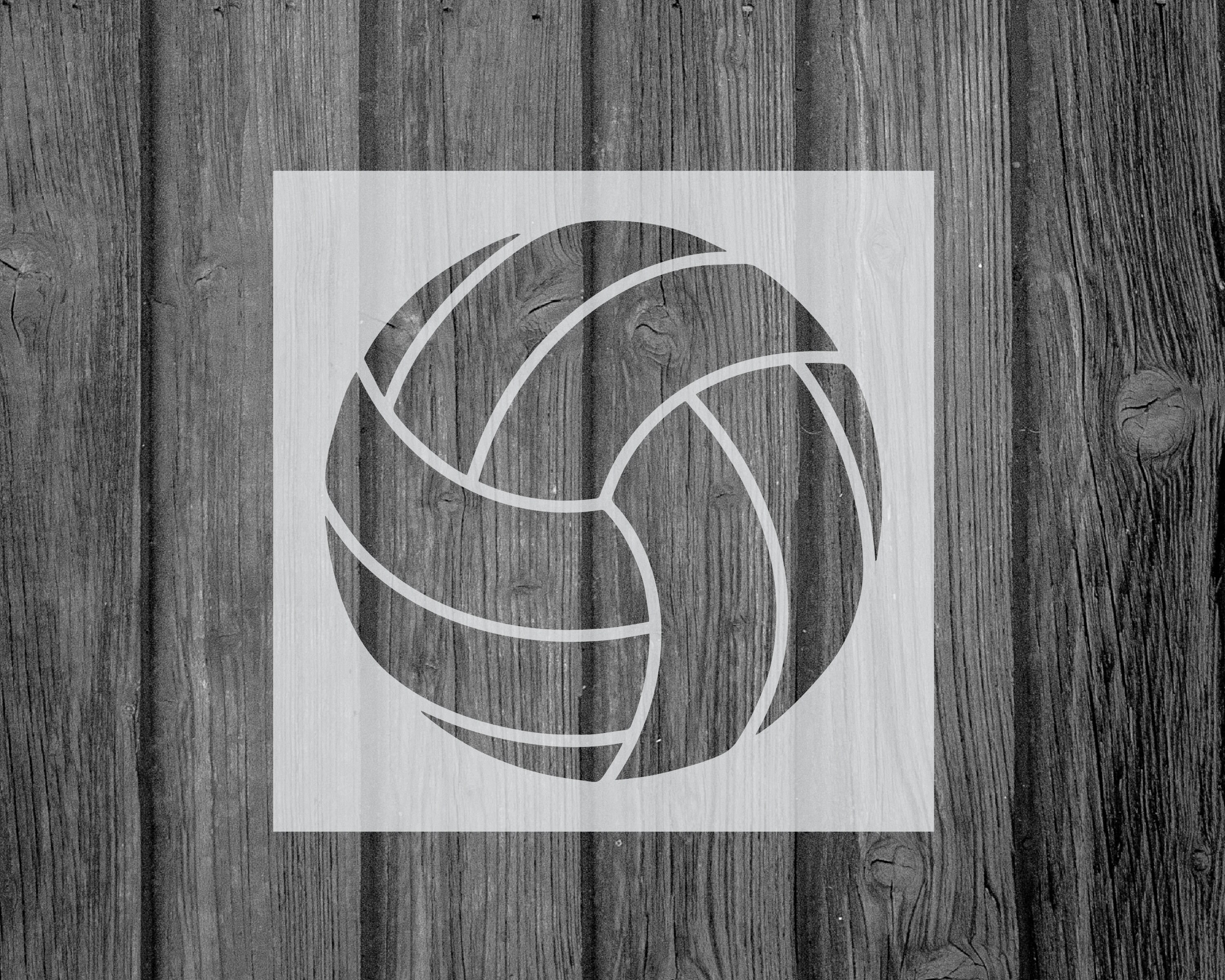 Volleyball StencilMylarAssorted SizesCraftStencil for Painting