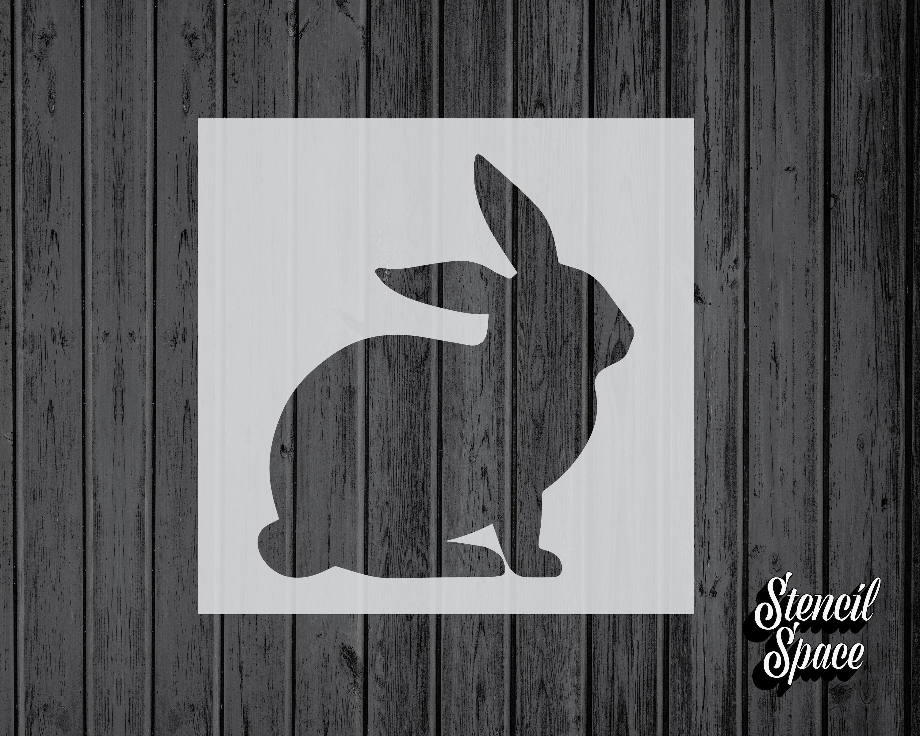 Rabbit Stencil-mylar-assorted Sizes-craft-stencil for - Etsy