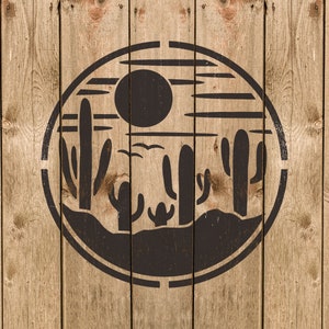 Desert Stencil, Reusable Mylar Craft Stencil for Painting, 629 - Etsy