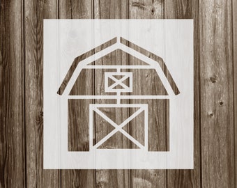 Barn Stencil, Reusable Stencil For Painting, 982