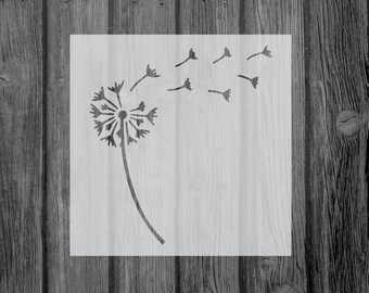 Dandelion Stencil, Reusable Mylar Craft Stencil For Painting, 191