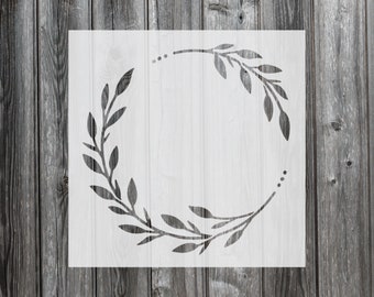 Wreath Stencil, Reusable Stencil For Painting, 442