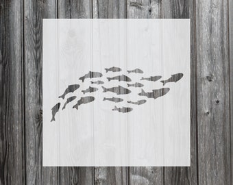 Fish Stencil, Reusable Stencil For Painting, 624