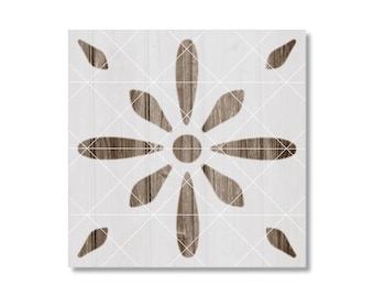 Pochoir pour carrelage - Gabarit réutilisable en Mylar | Loisirs créatifs | Murs, sols, meubles | 10 mil | 2464