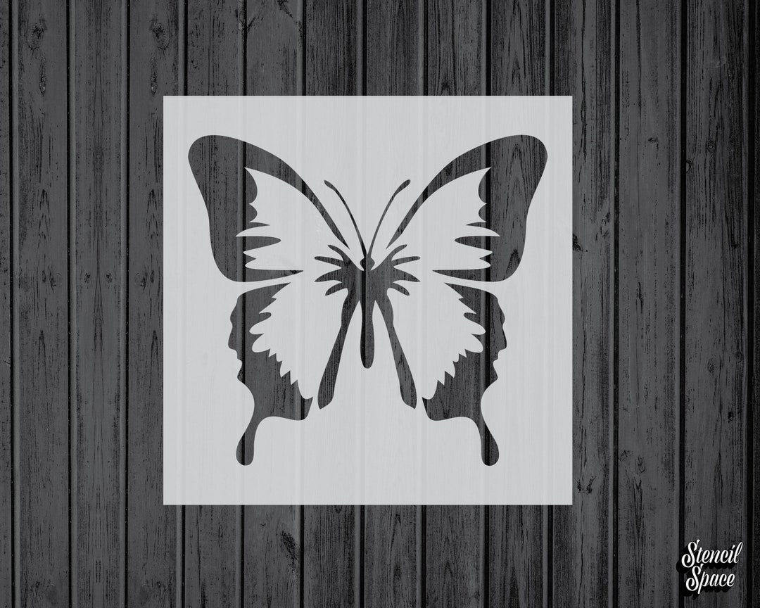 5 Butterflies Stencil – Paintertainment