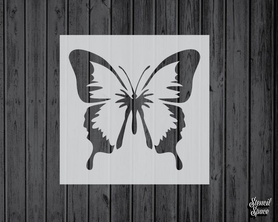 Butterfly Stencil, Reusable Mylar Craft Stencil for Painting, 389 