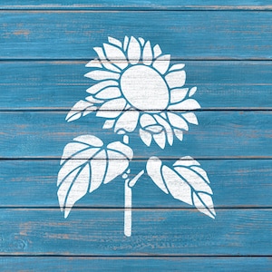 Sunflower Stencil, Reusable Stencil For Painting, 370 image 2