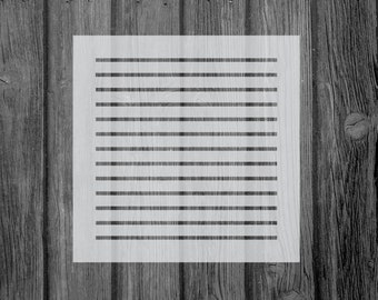 Lines Stencil, Reusable Mylar Craft Stencil For Painting, 657