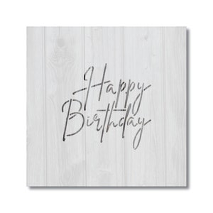 Happy Birthday Cookie Stencil, Reusable Baking Stencil, 898