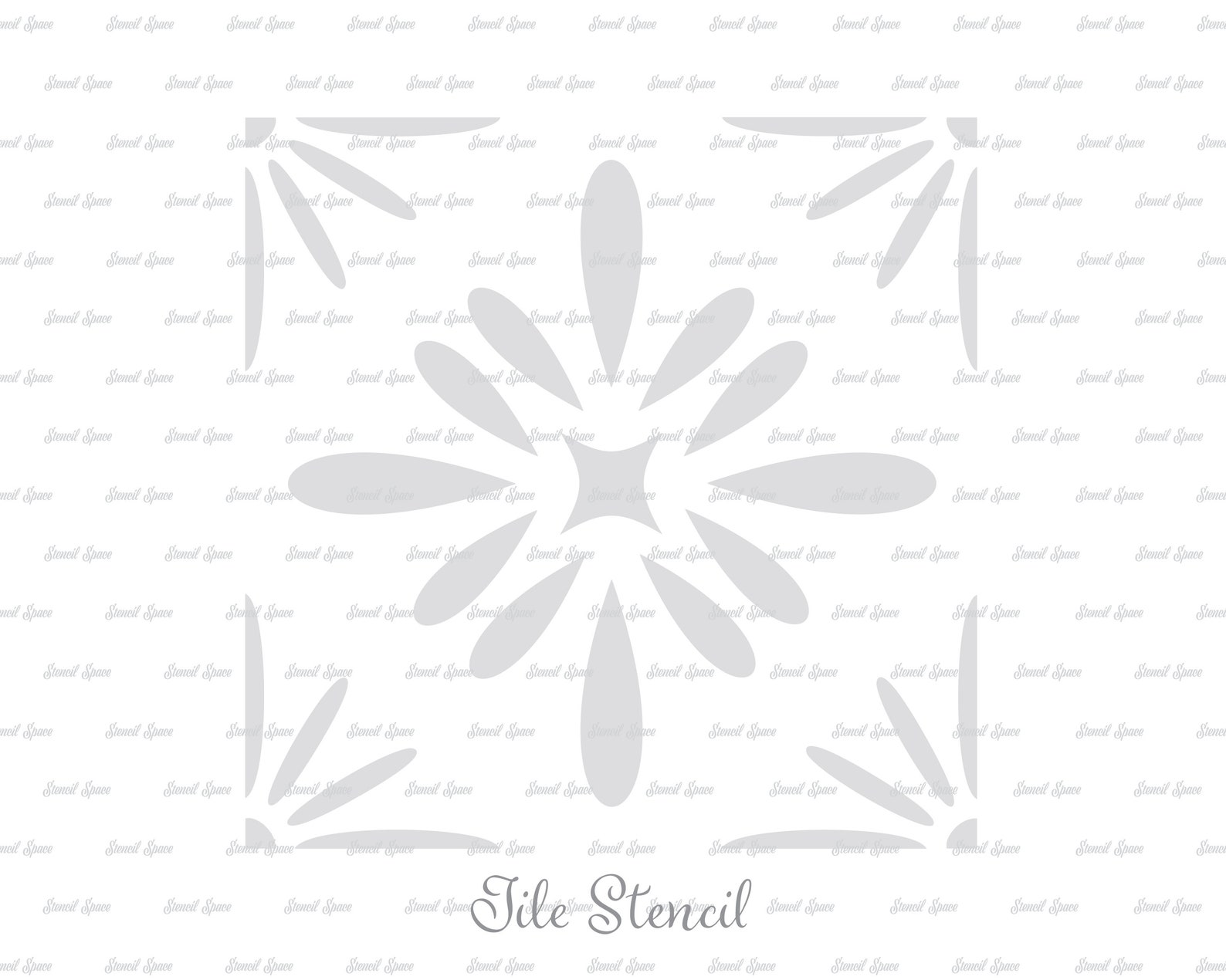 Spanish Tile Stenciltile Stencilstencil for Paintingwall Etsy