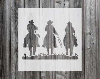 Cowboy Stencil, Reusable Stencil For Painting, 733