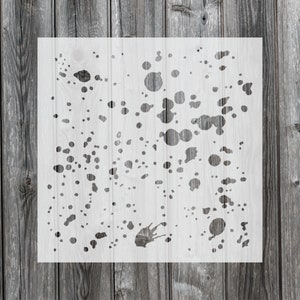 Splatter Stencil, Reusable Stencil For Painting, 346 image 1