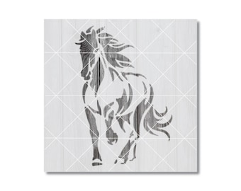 Horse Stencil, Reusable Craft Stencil For Painting, 729