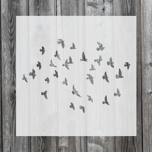 Birds Stencil, Reusable Stencil For Painting And Crafts, 520