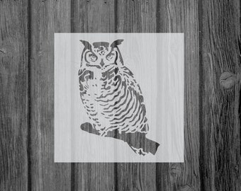 Owl Stencil, Reusable Stencil For Painting, 316