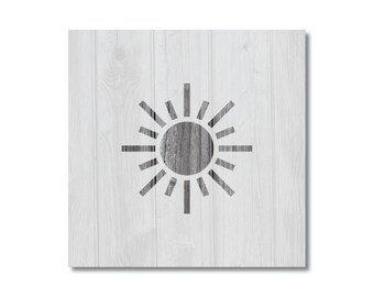 Sun Cookie Stencil, Reusable Baking Stencil, 970