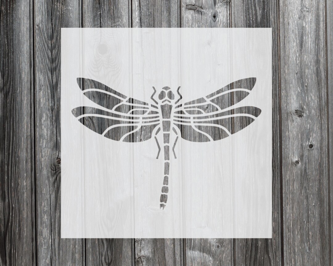 Dragonfly Stencil, Reusable Stencil for Painting, 391 - Etsy