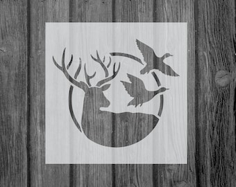 Deer Stencil, Reusable Stencil For Painting, 766