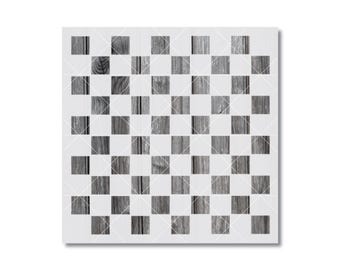 Checkerboard Stencil, Durable Reusable Stencil For Painting And Crafts, 265