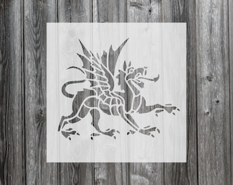 Dragon Stencil, Reusable Stencil For Painting, 882