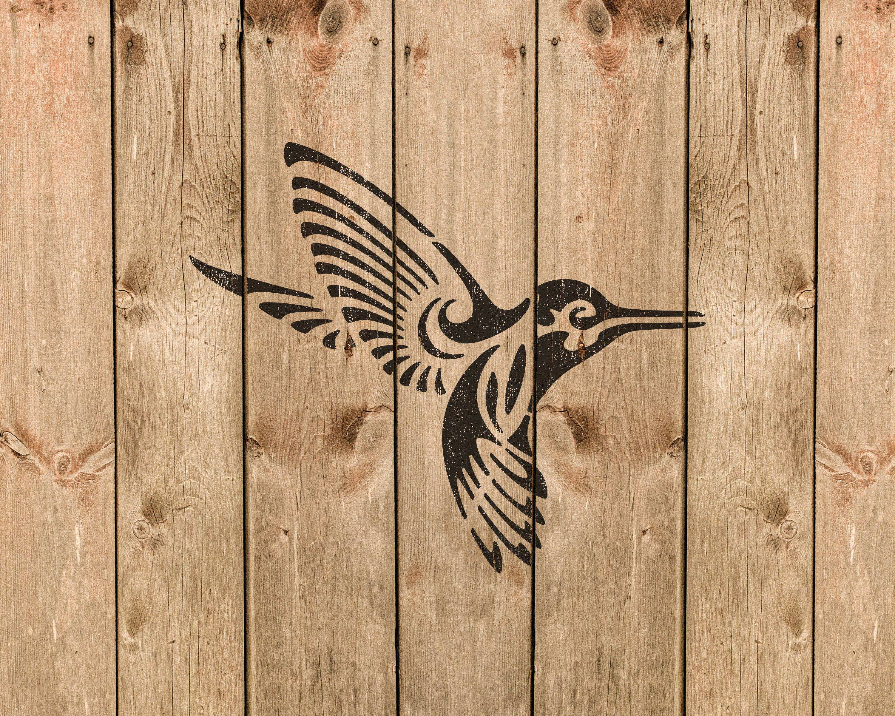 Hummingbird Stencil, Reusable Stencil for Painting, 780 - Etsy