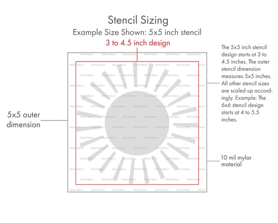 Large Heart Stencils -14 mil Mylar-2 Pc Set -8 x 10 Painting