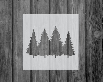 Trees Stencil, Reusable Craft Stencil For Painting, 515
