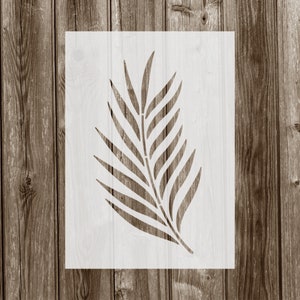 Palm Leaf Stencil, Reusable Stencil For Painting, 1046