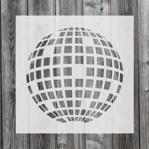 Disco Ball Stencil, Reusable Stencil For Painting, 848