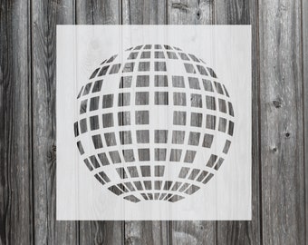 Disco Ball Stencil, Reusable Stencil For Painting, 848