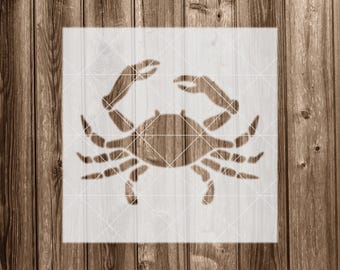Crab Stencil, Reusable Stencil For Painting, 2109