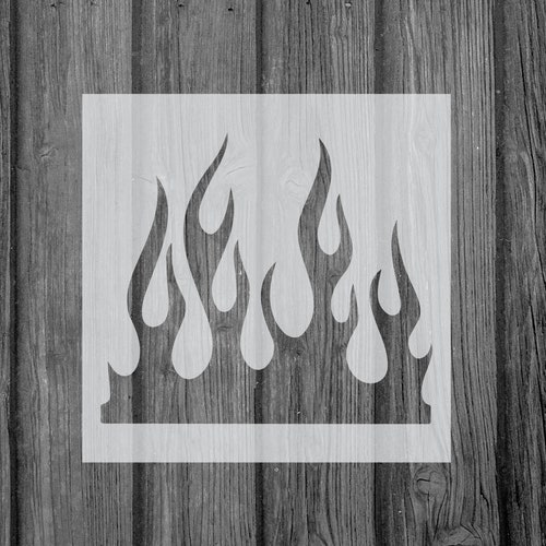 Fire Stencil - Etsy