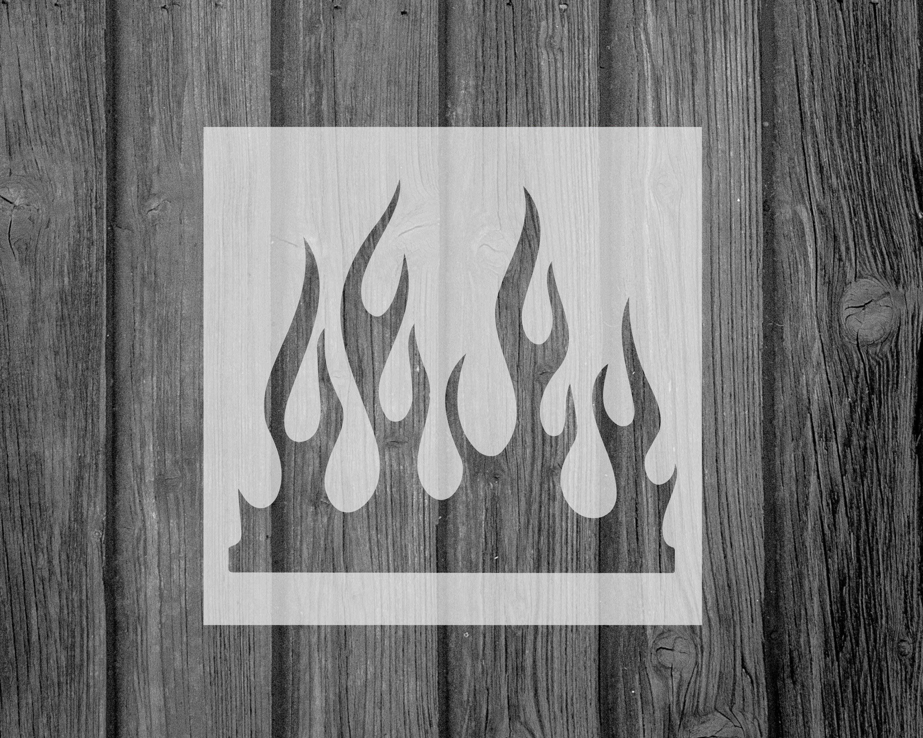  Flame Stencils