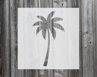 Palm Tree Stencil, Reusable Mylar Craft Stencil For Painting, 096