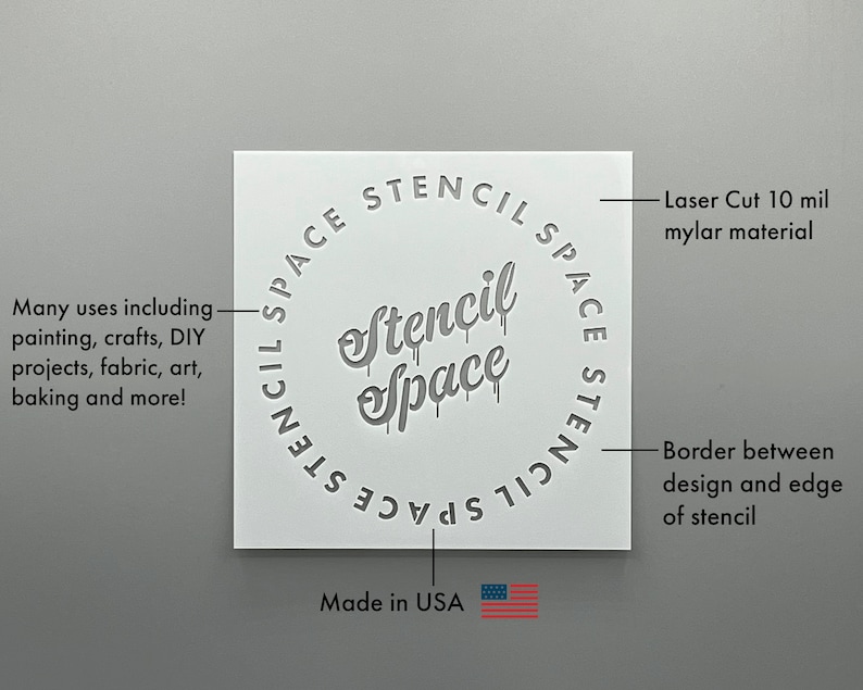 Sprinkles Stencil, Reusable Stencil For Painting, 497 image 3