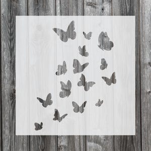 Butterflies Stencil, Reusable Stencil For Painting And Crafts, 490