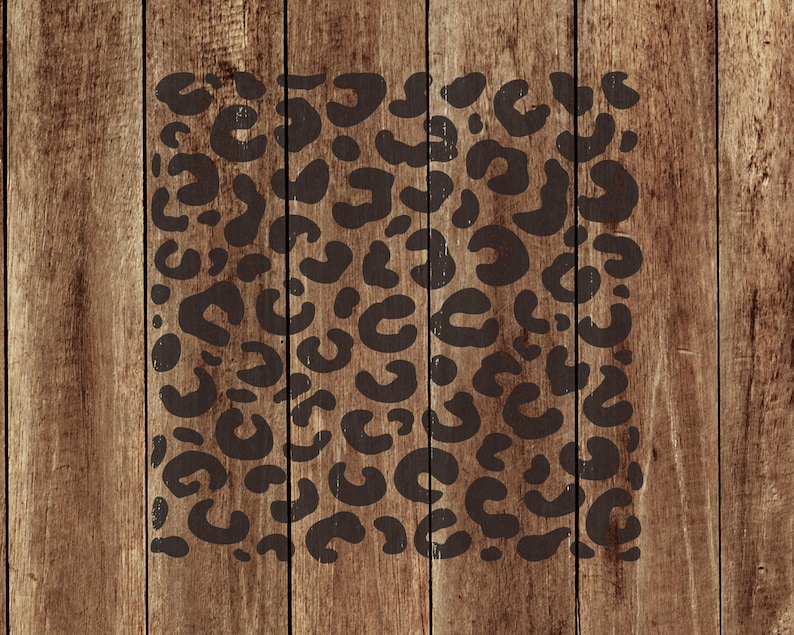 Leopard Print Stencil, Reusable Stencil for Painting, 578 - Etsy