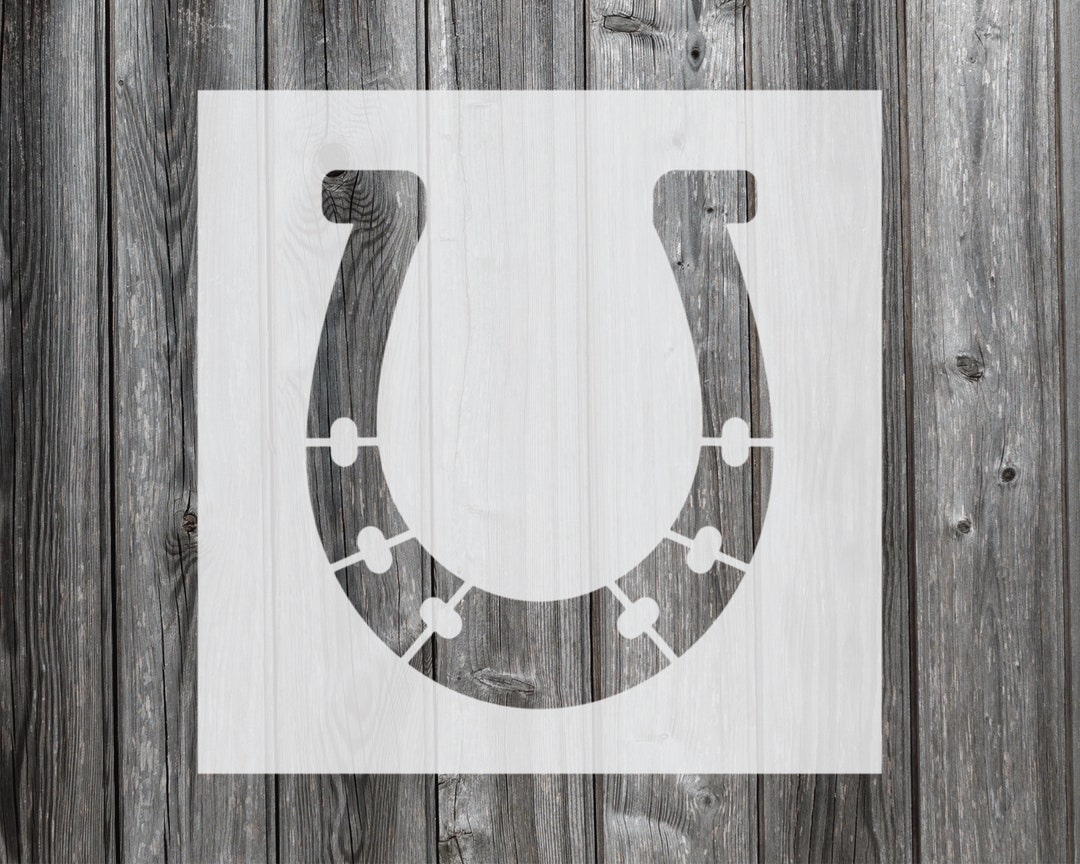 Horseshoe Stencil, Reusable Stencil for Painting, 842 Etsy