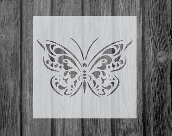 Butterfly Stencil, Reusable Mylar Craft Stencil For Painting, 762